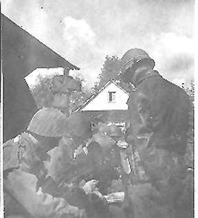 1st Bn 254th Officers plan an attack