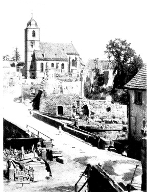 View of Waldenburg Germany after capture