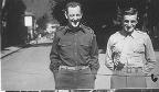LCol Tucker and Pfc Henn Hq 1st Bn 254th Inf