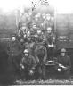 254th Inf soldiers on 40 & 8 car enroute from Marseille,, France, Dec 44