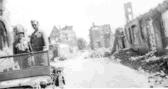 Pfc Hudson nd Sgt Morgan in Stuttgart, Germany Jun 45