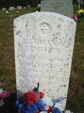 Gravemarker- Phillips M/255th Inf Regt